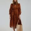ULLA JOHNSON Aliya Dress Ochre