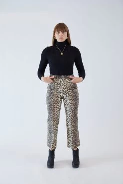 Tuesday Jean Leopard Canvas