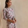 Elena Shirt Dress Chalk London Floral