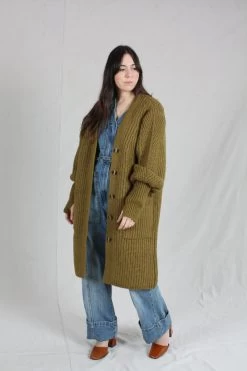 ULLA JOHNSON Aidan Cardigan Tapenade