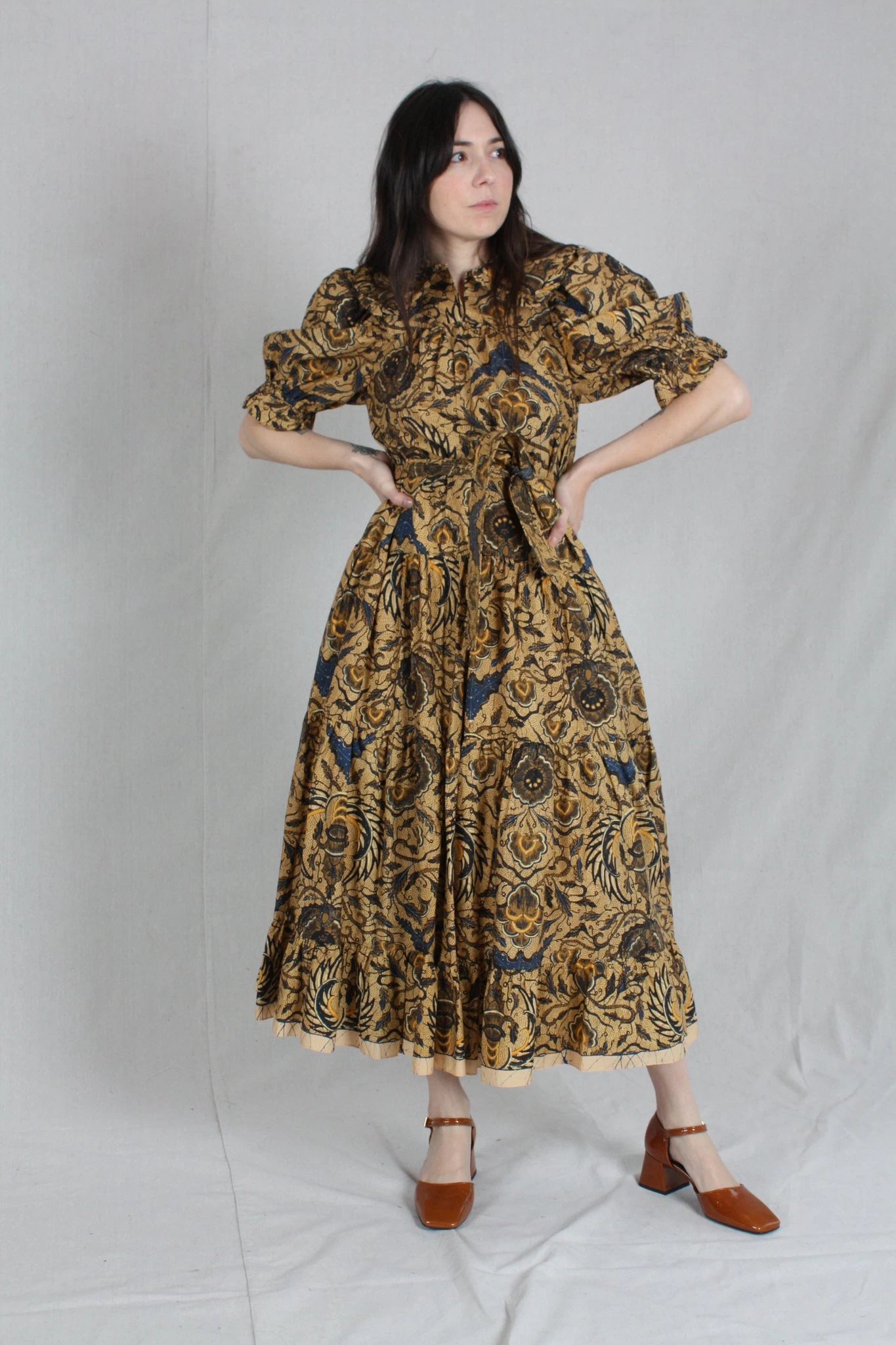 ULLA JOHNSON Rosalind Dress Horn - Image 3