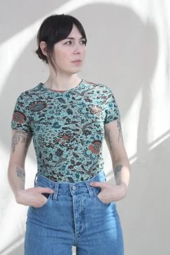 ULLA JOHNSON Estelle T-Shirt Jade