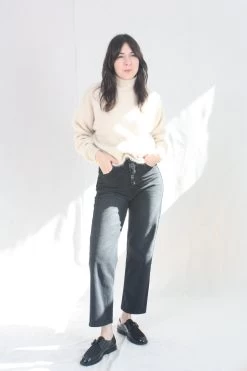 Raina Jean Faded Black Denim