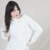 Cashmere Turtleneck Sweater Natural