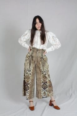 ULLA JOHNSON Kiva Culottes Sandalwood