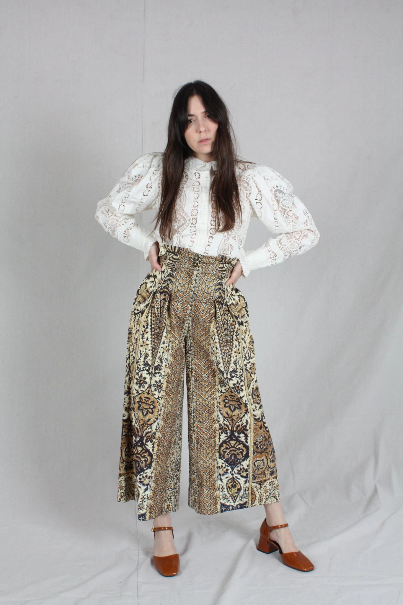 ULLA JOHNSON Kiva Culottes Sandalwood