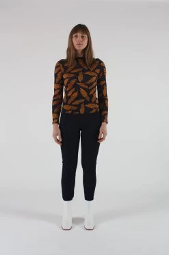 Rodebjer Lenci Top Dark Navy