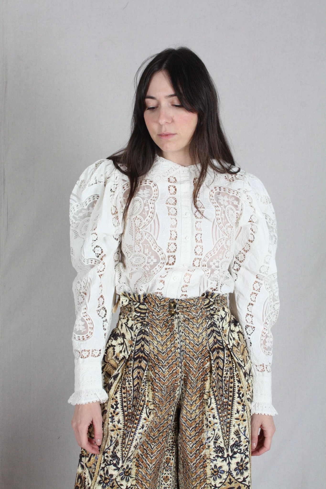 ULLA JOHNSON Anabella Blouse Blanc