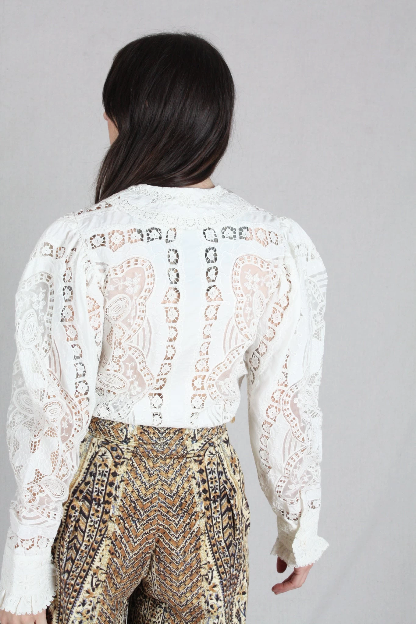 ULLA JOHNSON Anabella Blouse Blanc - Image 4