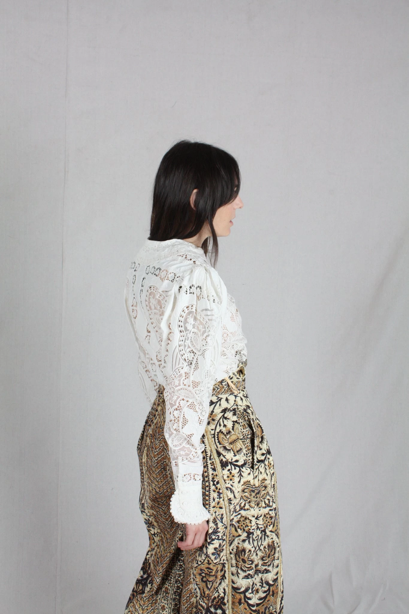 ULLA JOHNSON Anabella Blouse Blanc - Image 3