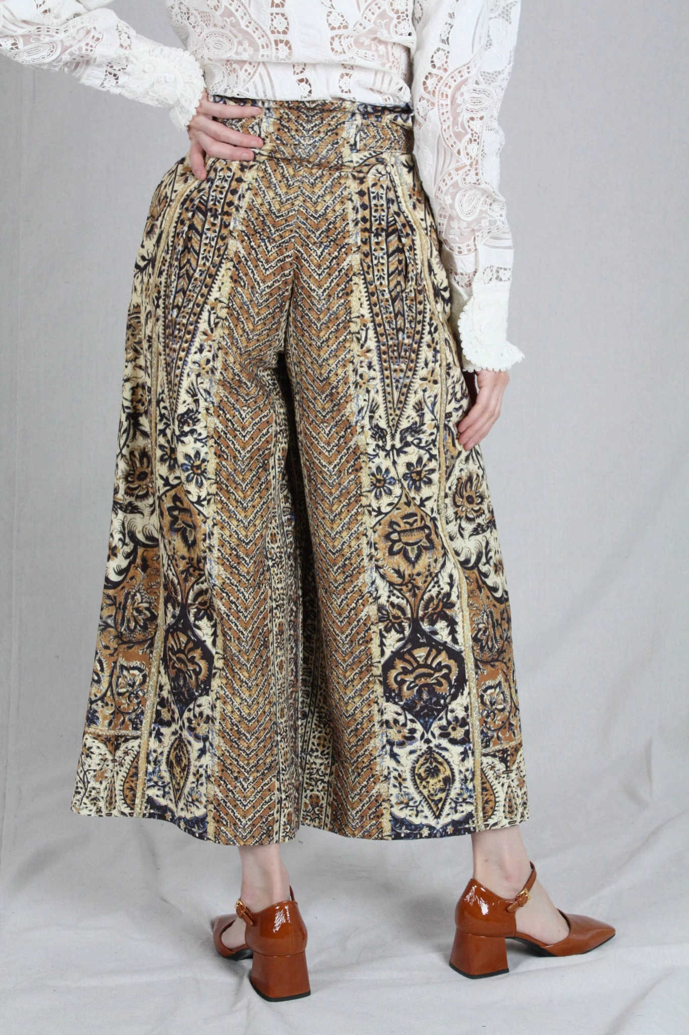 ULLA JOHNSON Kiva Culottes Sandalwood - Image 6