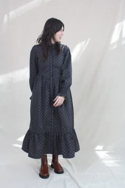 Sierra Dress Cross Floral Print