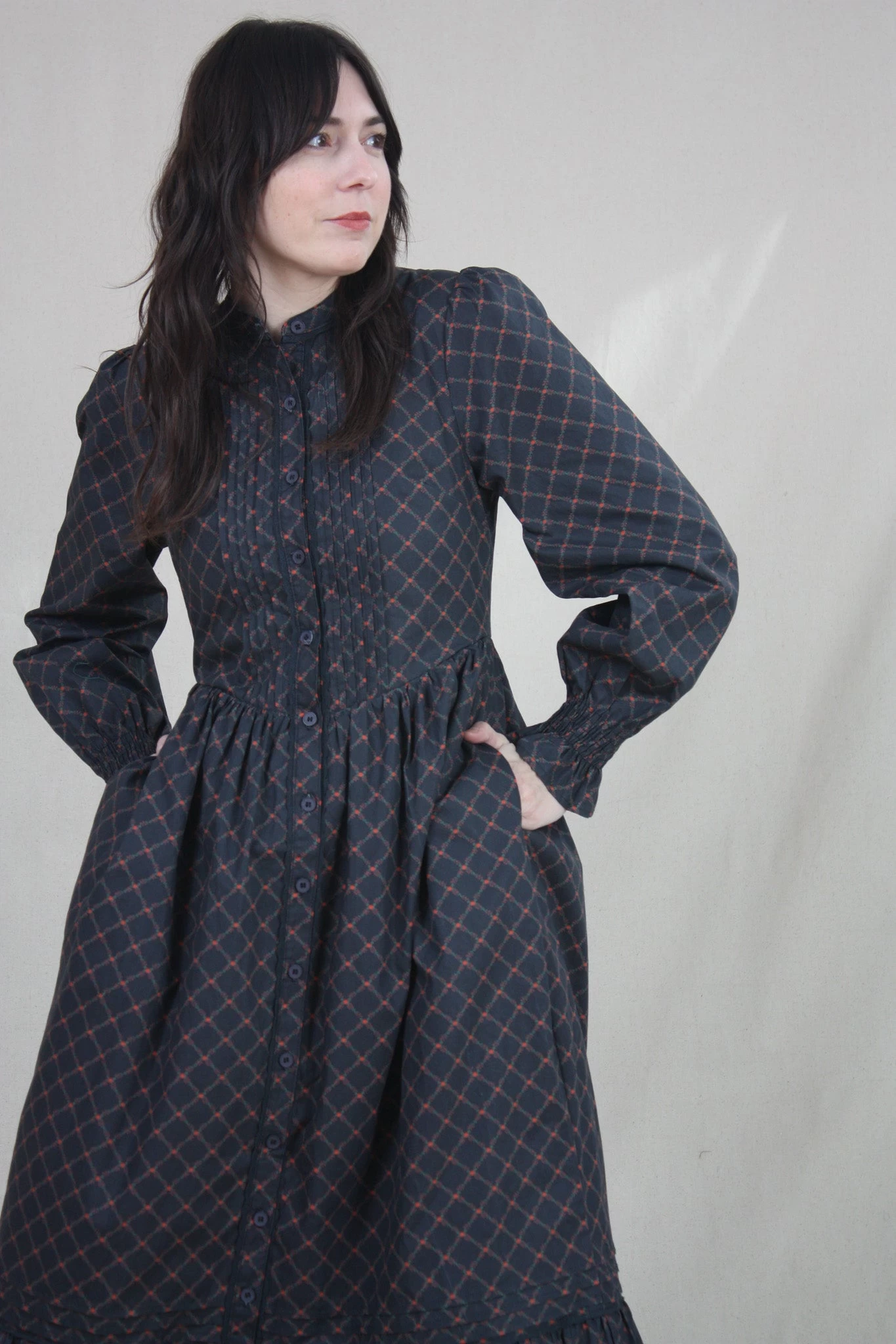 Sierra Dress Cross Floral Print - Image 6