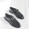 Noor Monkstrap Black Richato