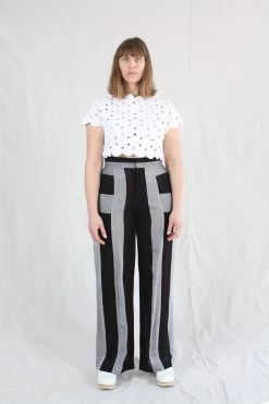 Hila Pants Grey Stripes