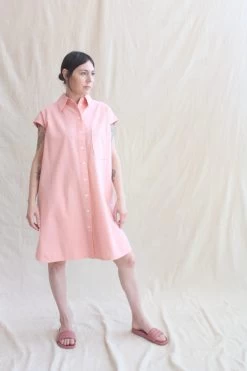 Shirt Garment Dyed Cold Pink