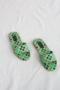 Mer Sandal Green Multi