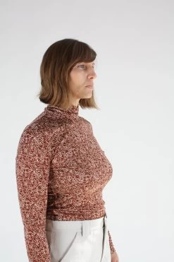 Rodebjer Marian Polo Raw Umbra Swirl