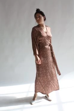 Rodebjer Sylvette Dress Raw Umbra Swirl