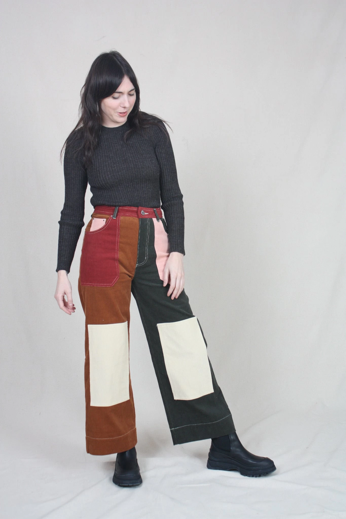 Wilder Trouser Patchwork Corduroy - Image 5
