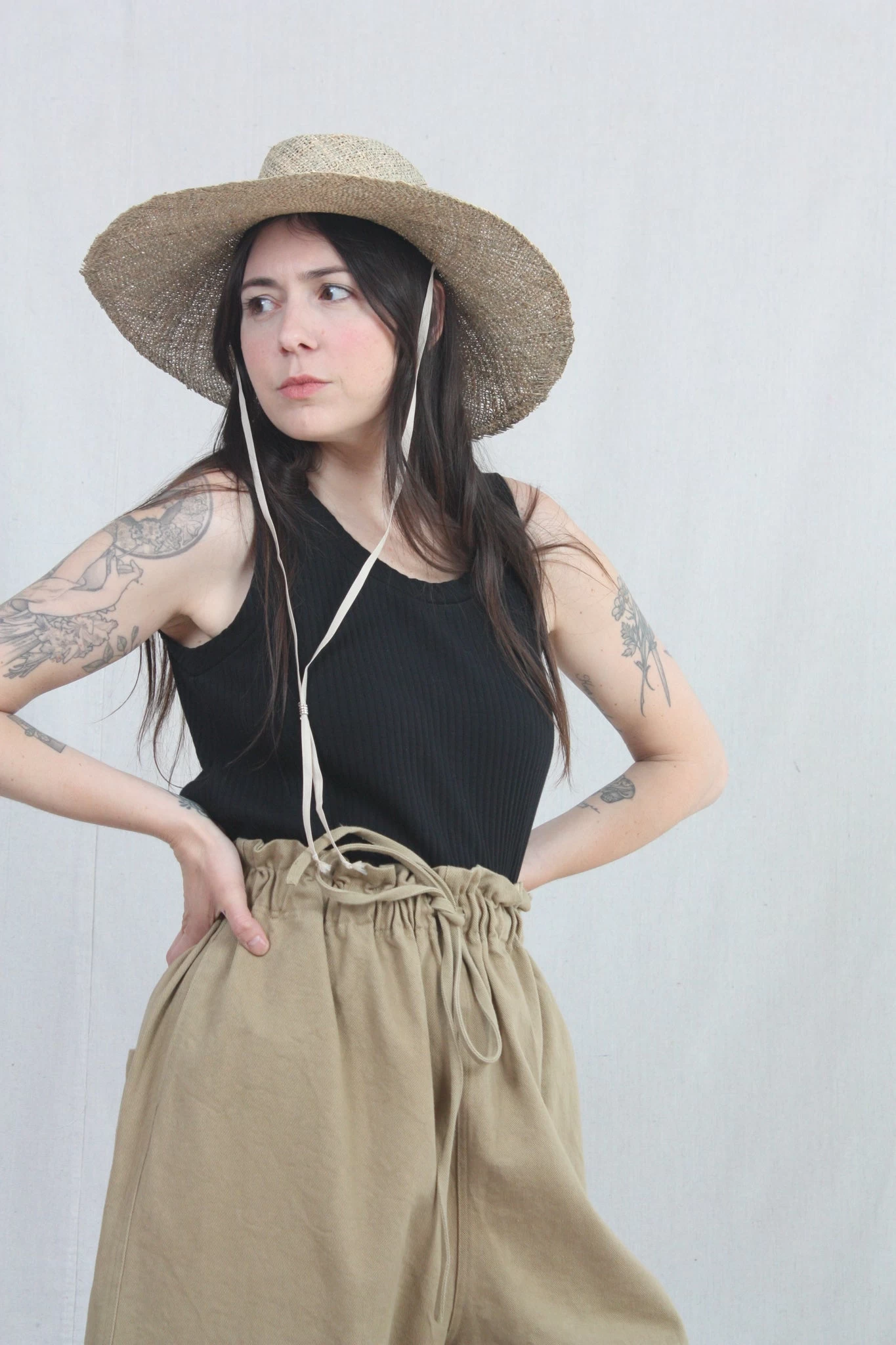 Dai Hat With Tie Seagrass