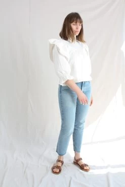 Bellflower Top White