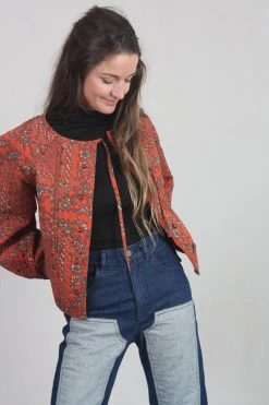ULLA JOHNSON Seema Jacket Clementine