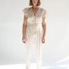 ULLA JOHNSON Elio Jumpsuit Cream