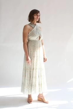 ULLA JOHNSON Karima Dress Cream