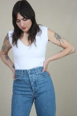 Janet Bodysuit White