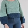 Handknit Oversized Elena Sweater Malachite Navy