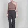 Cropped Flare Pants Espresso