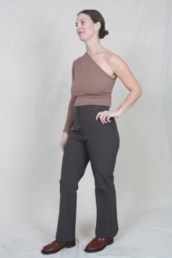 One Sleeve Top Russet