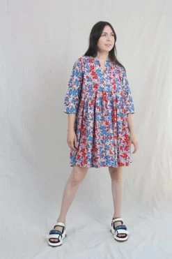 Aria Dress Red Posy