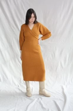 Samira Dress Ochre