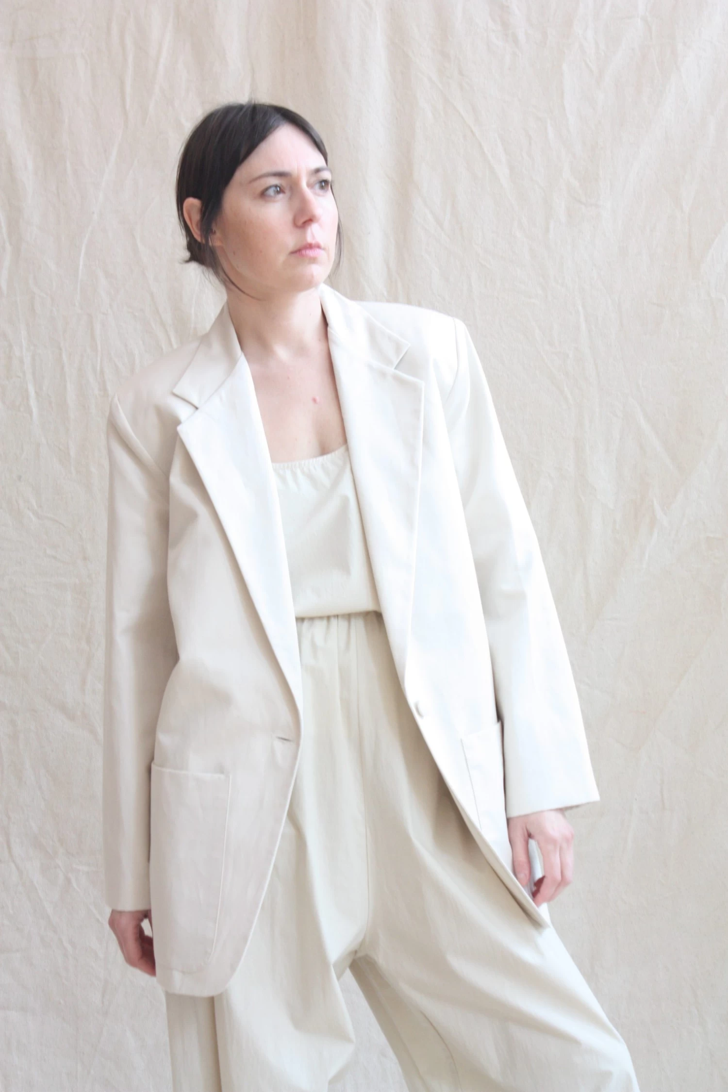 Boxy Blazer Natural - Image 5