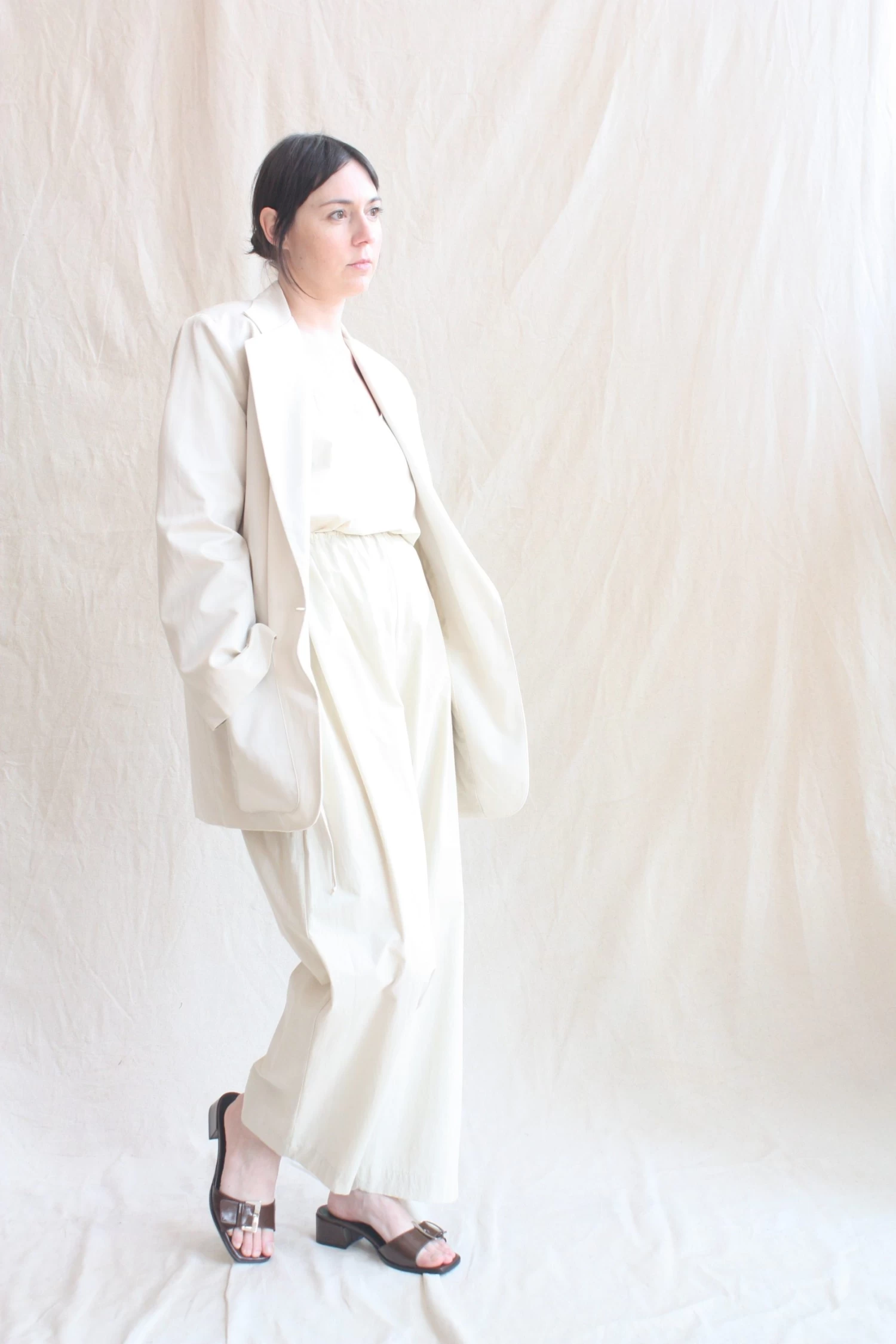 Boxy Blazer Natural - Image 3