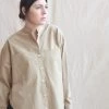 Oversize Button-Down Khaki