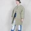 Wadded Quilt Coat Classic Beige