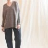 Suri V-Neck Sweater Taupe