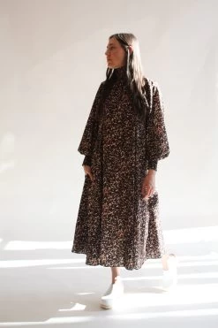 Reid Dress Brown Jungle