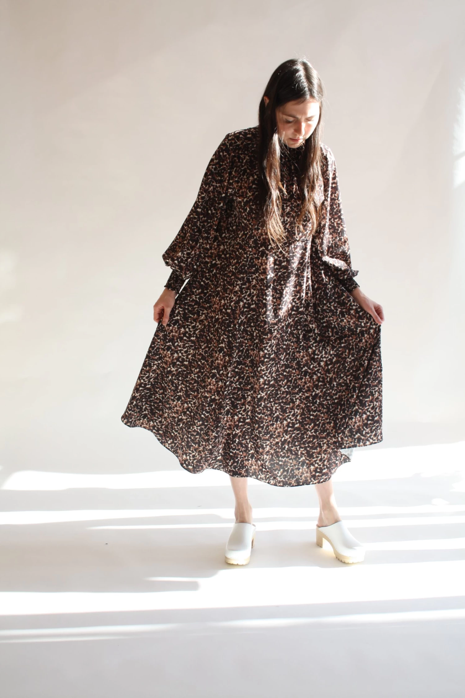 Reid Dress Brown Jungle - Image 3