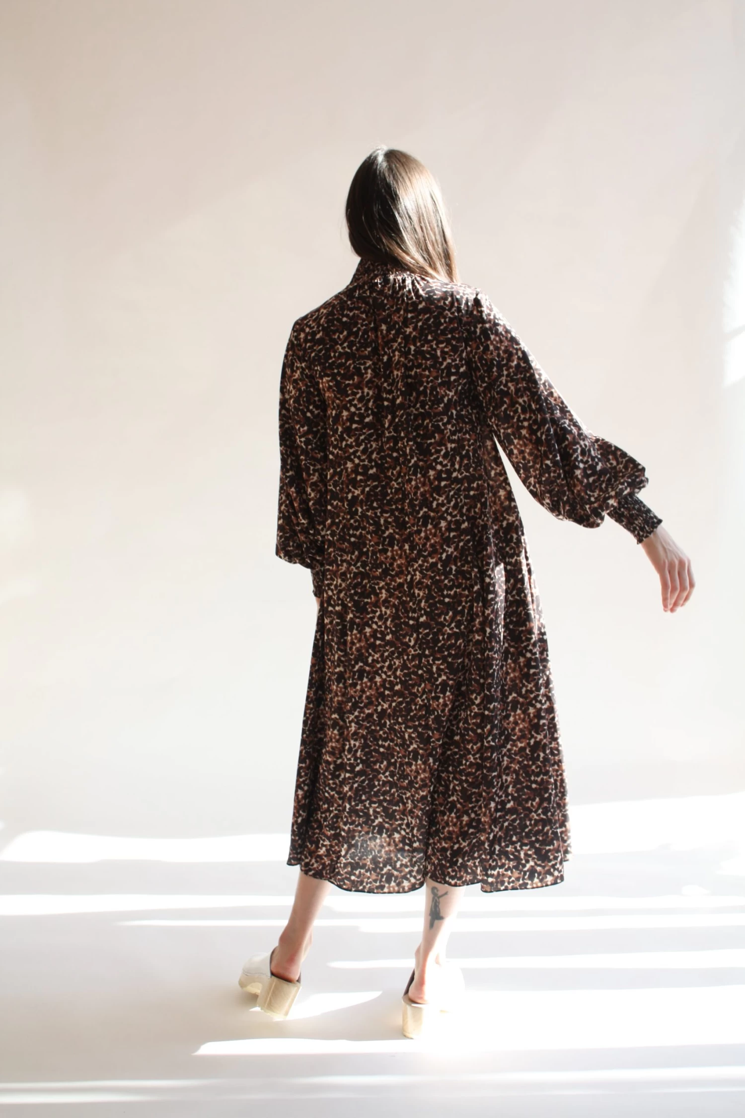 Reid Dress Brown Jungle - Image 4