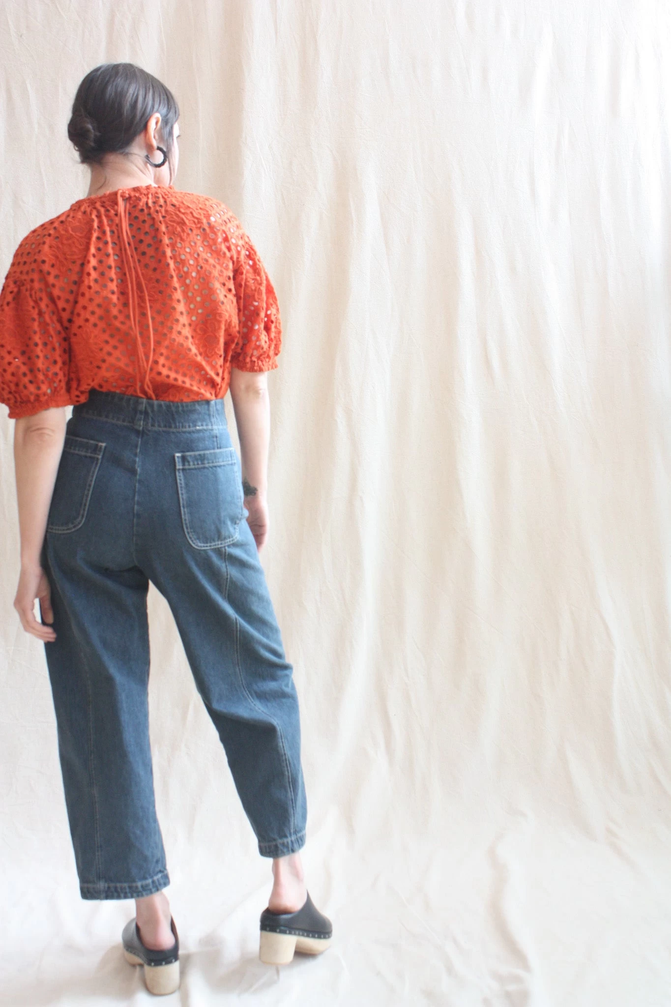 ULLA JOHNSON Grace Top Terracotta - Image 4