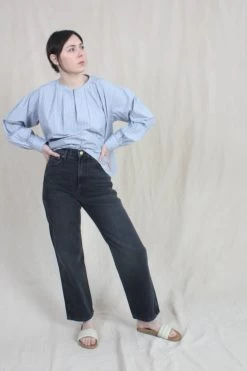 Plein High Straight Jean Still Black