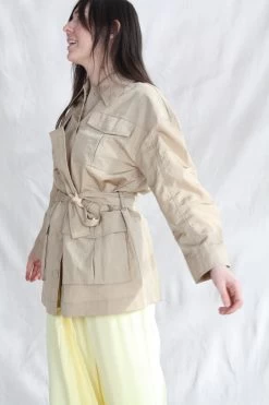 Rodebjer Luci Nylon Jacket Smoky Taupe