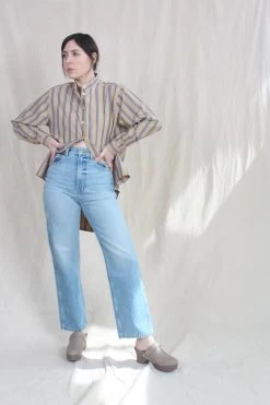 Plein High Straight Jean Tate Vintage