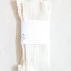 Rib Ankle Socks Undyed