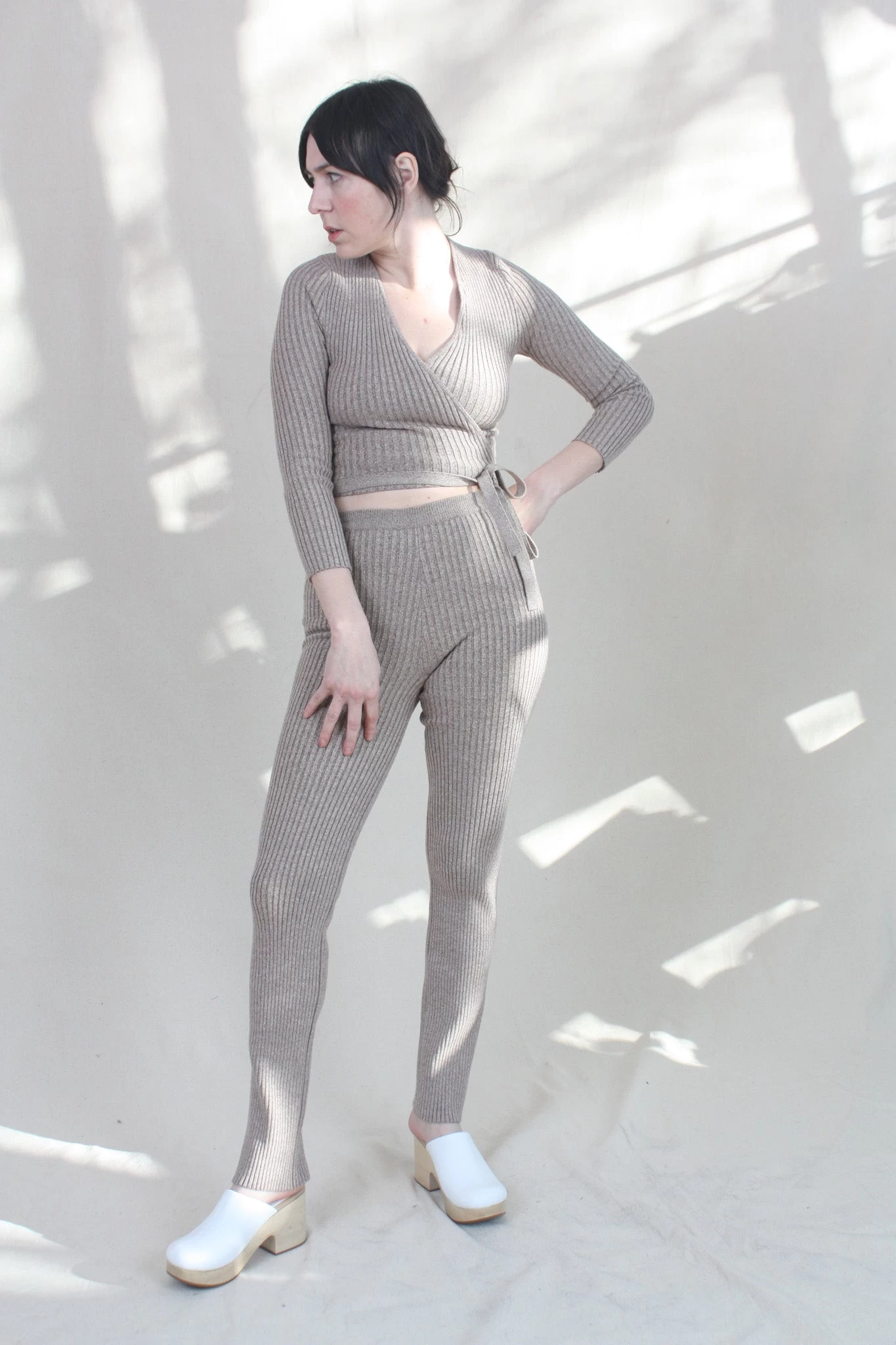 Nonna Pants X-Long Stone + Bone