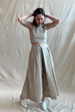 Frida Pants Tawny Chex